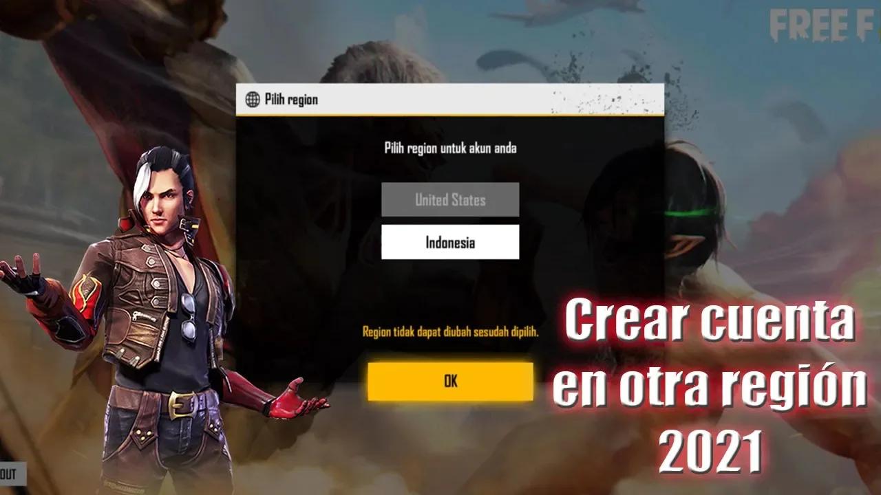 crear cuenta de free fire vk