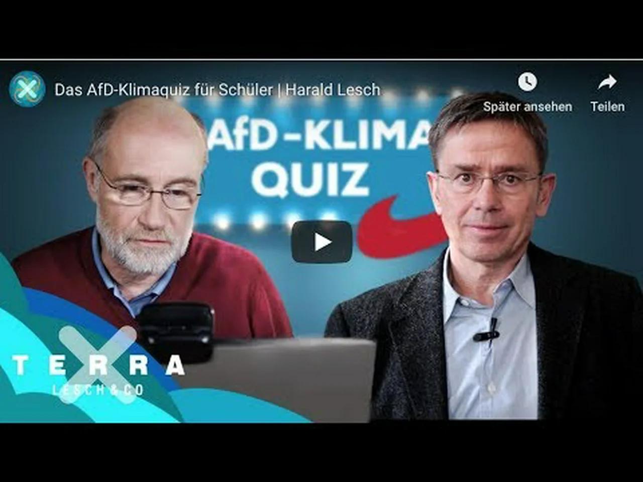 Klima-Argumente von Prof. Rahmstorf & Harald Lesch widerlegt | AfD-Quiz