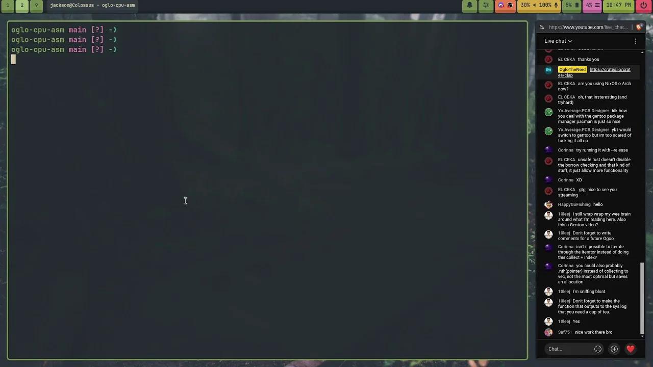 Creating an assembler for my custom CPU ISA.