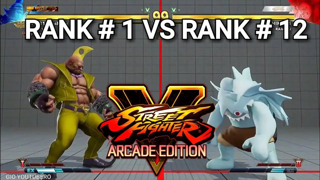 STREET FIGHTER 5 RANK 2 (Birdie) VS RANK 12 (Blanka) #sf5 # ...