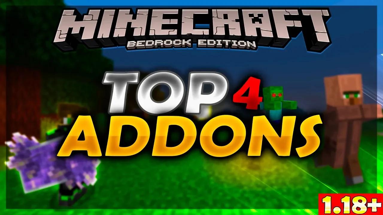 🔥 TOP ADDONS para MINECRAFT BEDROCK 1.18.0 - 1.18.2 | MODS para ...