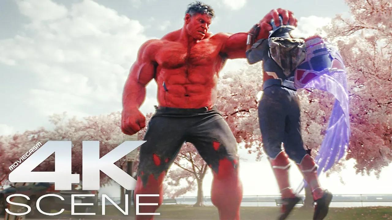 Hulk Ragdolls Captain America (2025) Fight Scene | Captain America ...