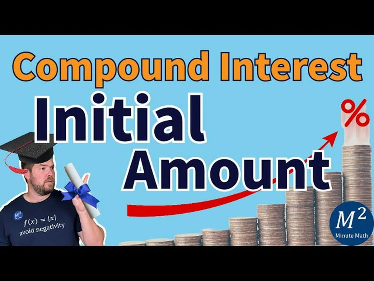 Solving the Compound Interest Formula for the Initial Amount - How Much ...