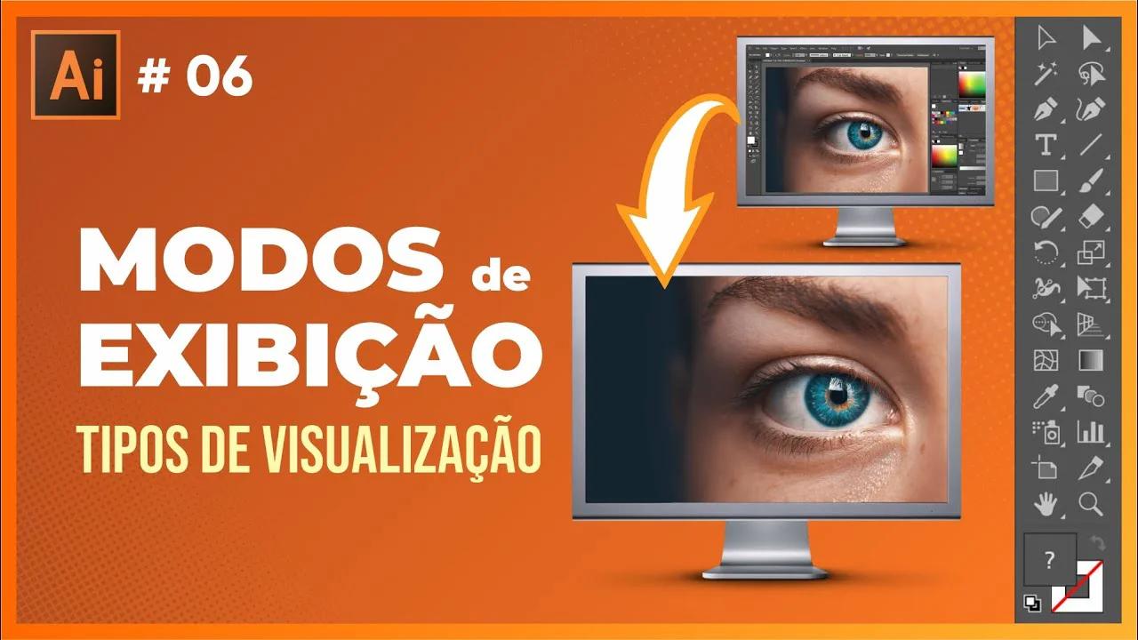 Como usar os modos de exibição no Illustrator