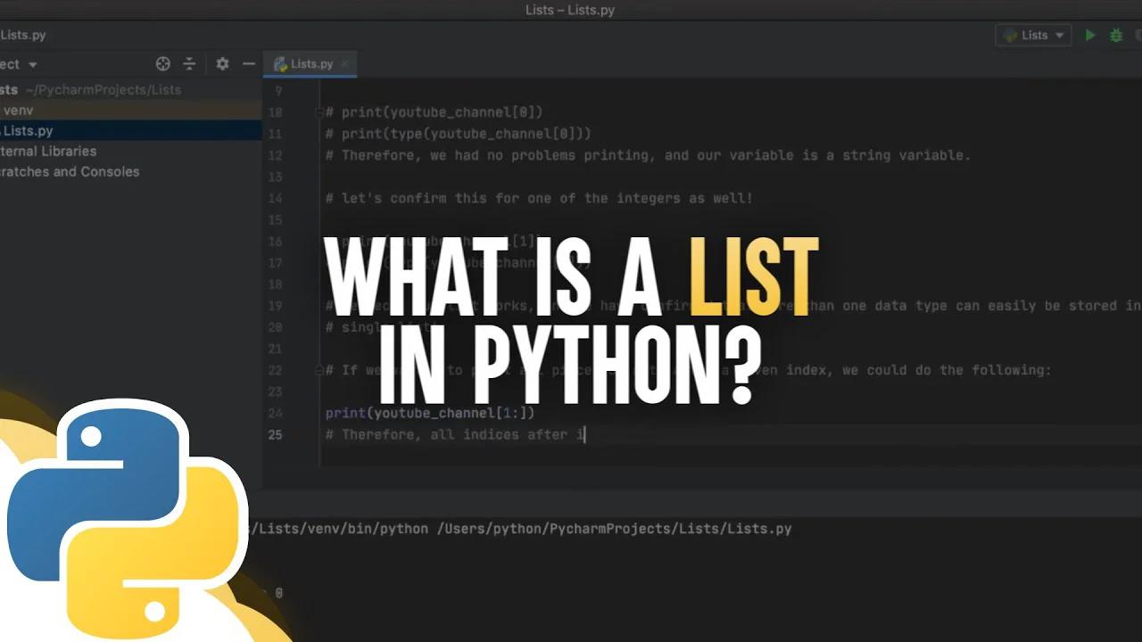What Is A List In Python?