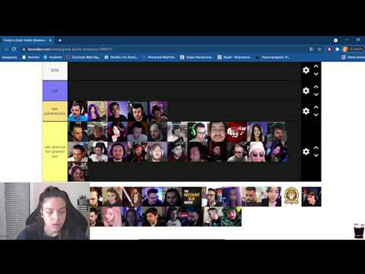 Greek Twitch Streamers Tier List - Κινέζα (30/06/2021)