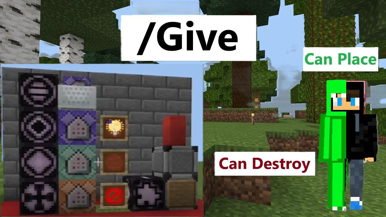 Give Command Tutorial For Minecraft Bedrock