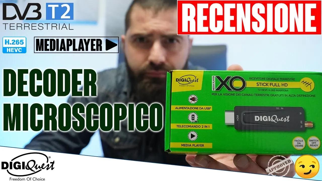 Decoder digitale terrestre dvb t2 la tv non si vede digiquest xo uno