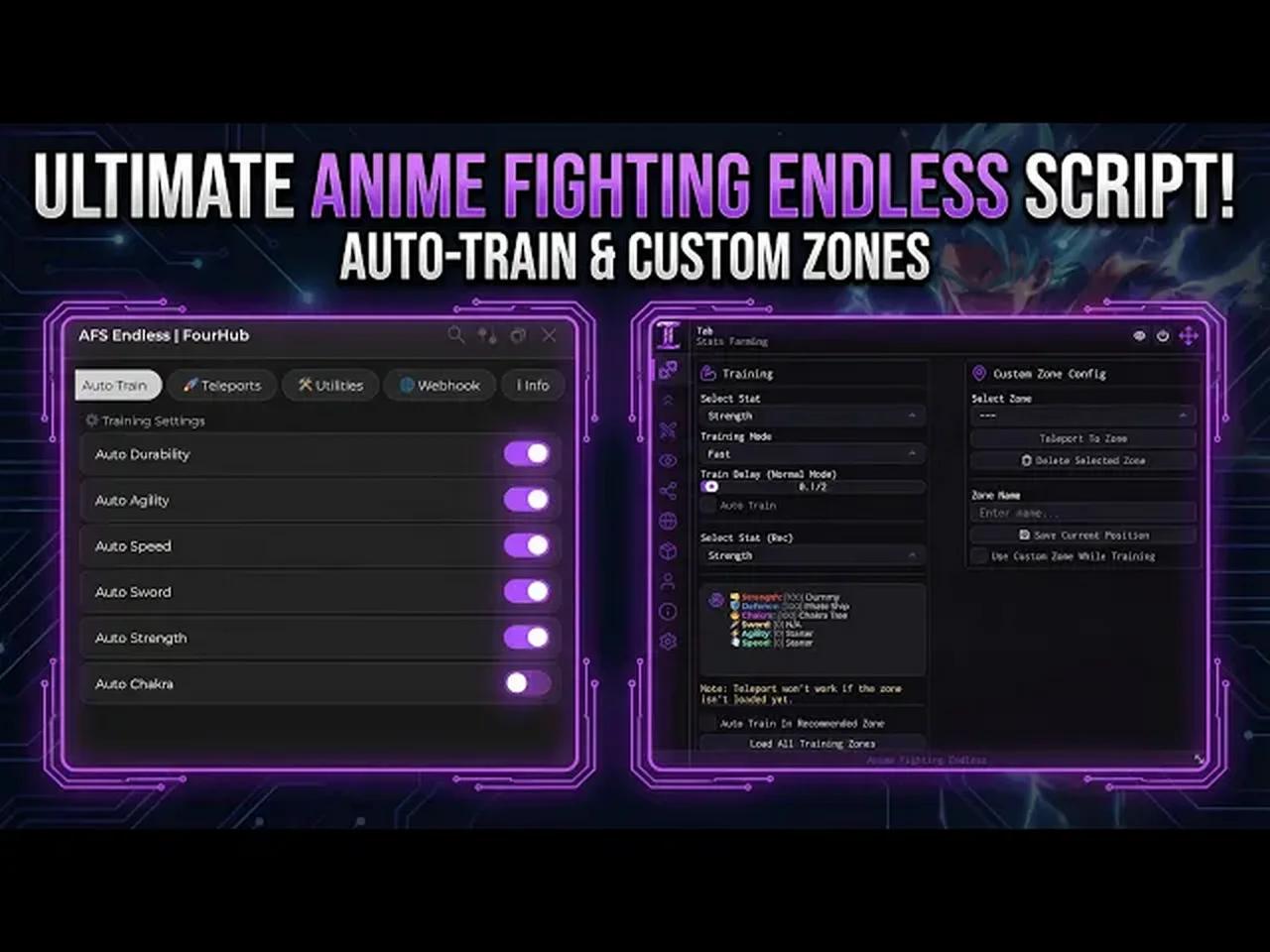 Anime Fighting Simulator Script GUI 2026 💥NEW💥Chikara Auto Farm