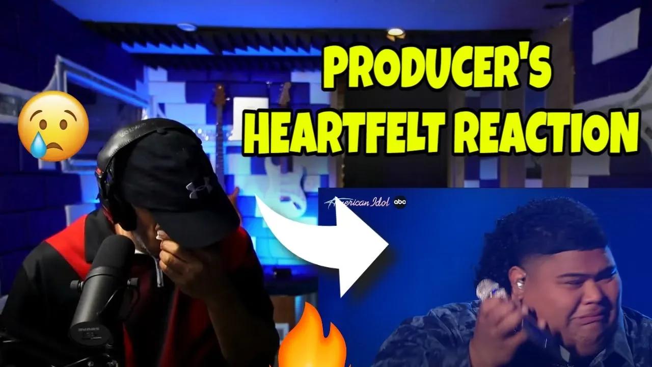 😭Producer's Heartfelt Reaction🎵: Iam Tongi & James Blunt's History ...
