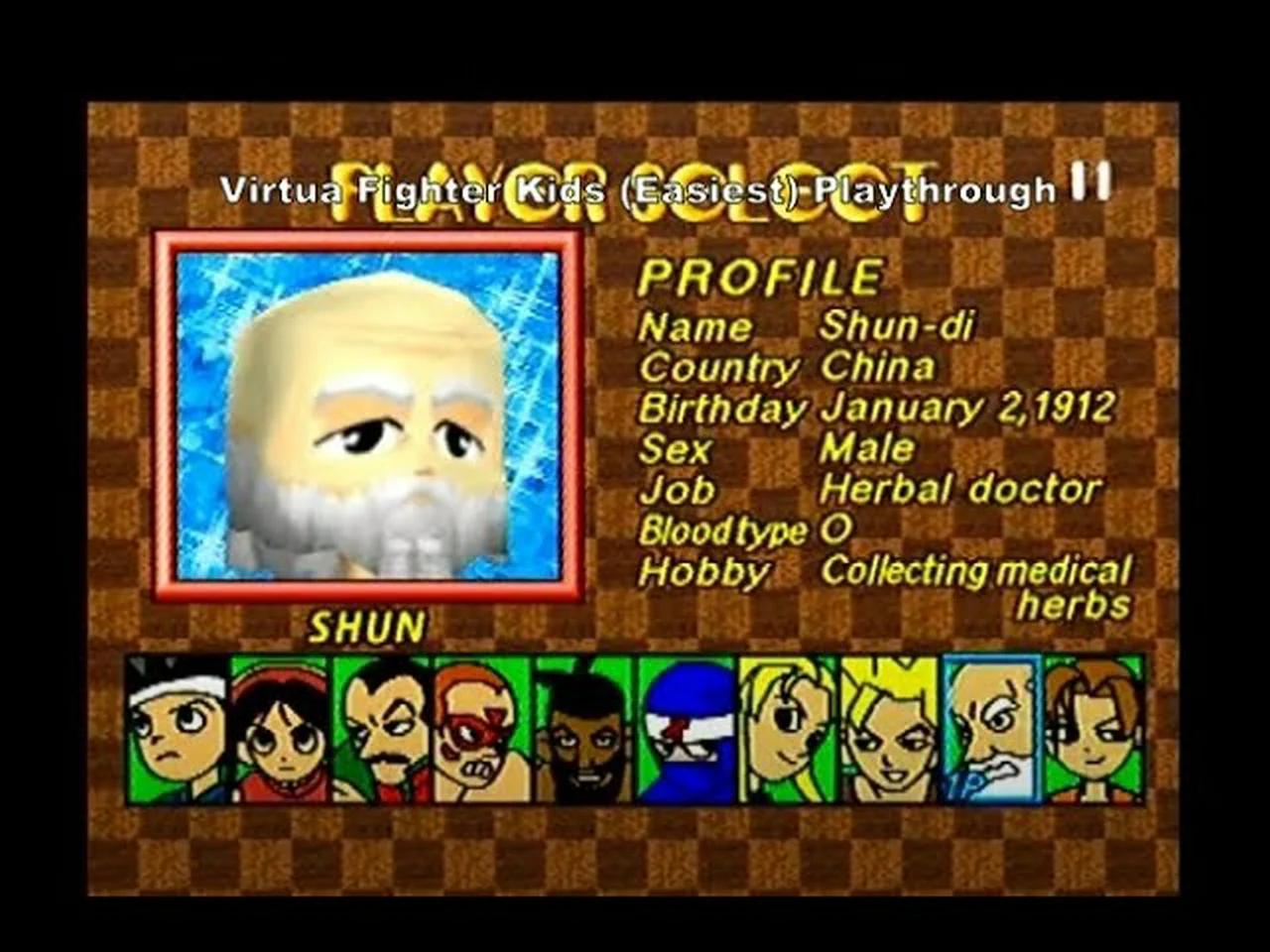 Jeu Virtua Fighter Kids - Version PAL Pour Sega Saturn - Bon état - Jeu De Combat Rétro