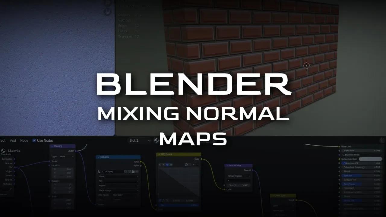Blender Mixing Normal Maps