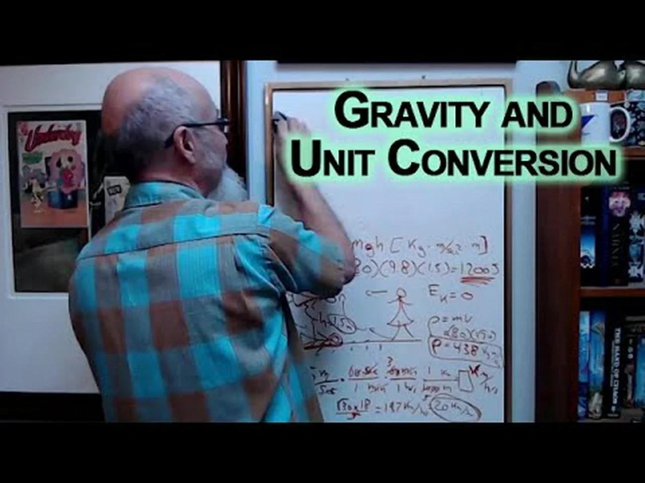 Gravity and Unit Conversion: Velocity and Acceleration [ASMR Math ...