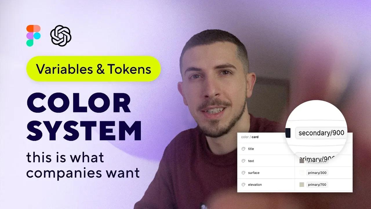 Create a Color System in Figma using Variables & Tokens (Bonus: Project ...