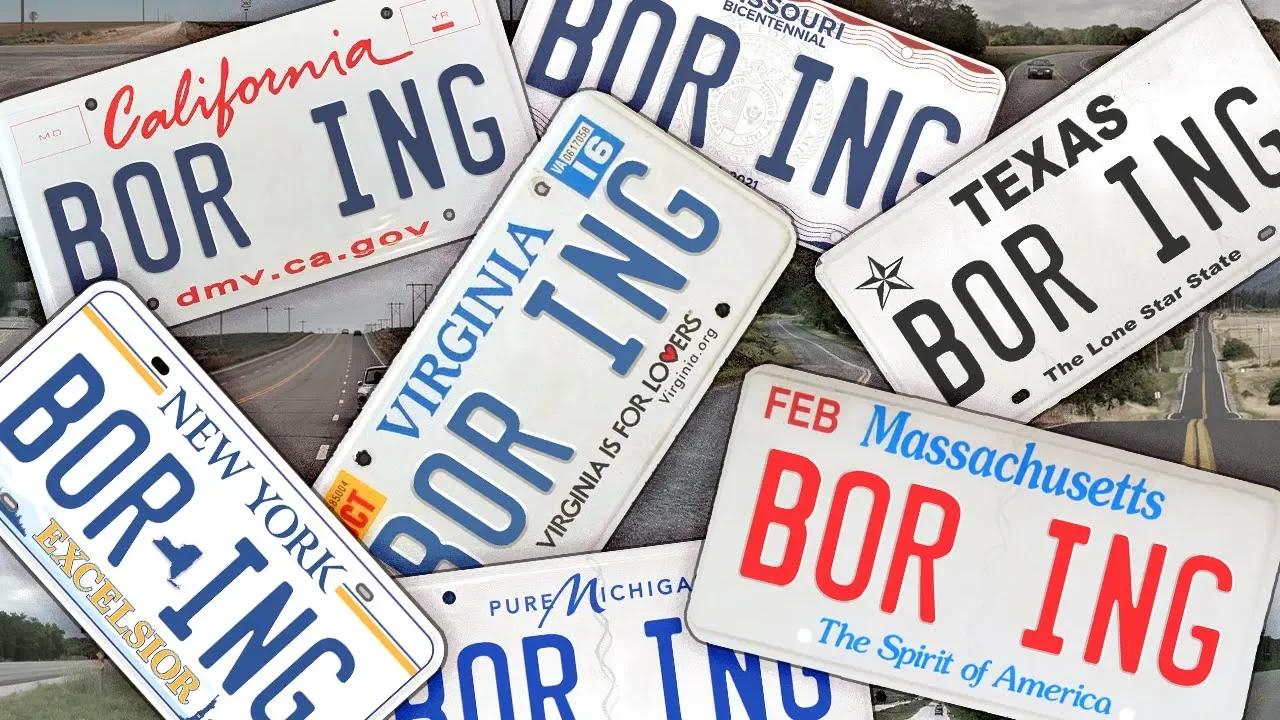 Roasting Every State License Plate
