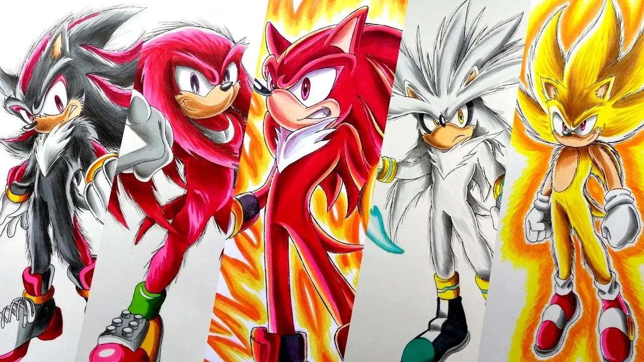 Drawing Sonic Characters Compilation 15