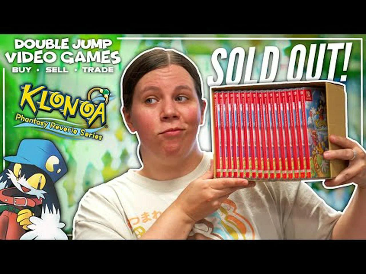 We sold over 100 copies of klonoa in under 7 hours djvg