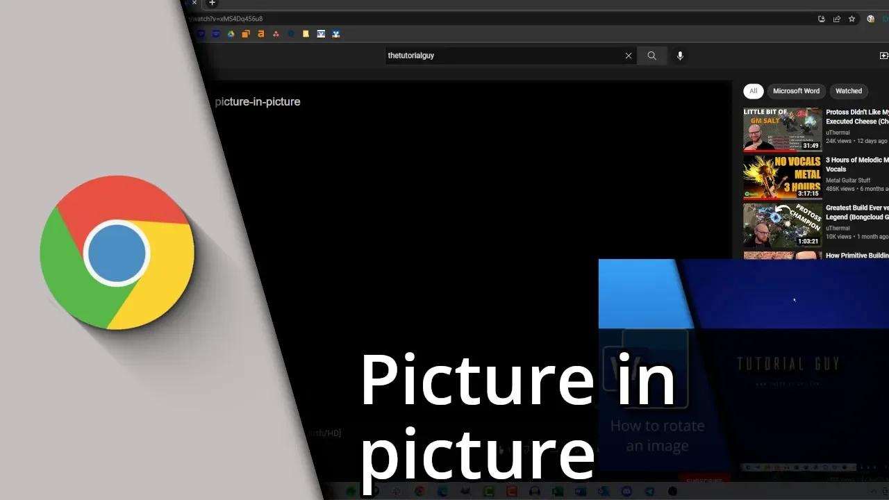 Picture in picture Chrome | Chrome picture in picture Tutorial
