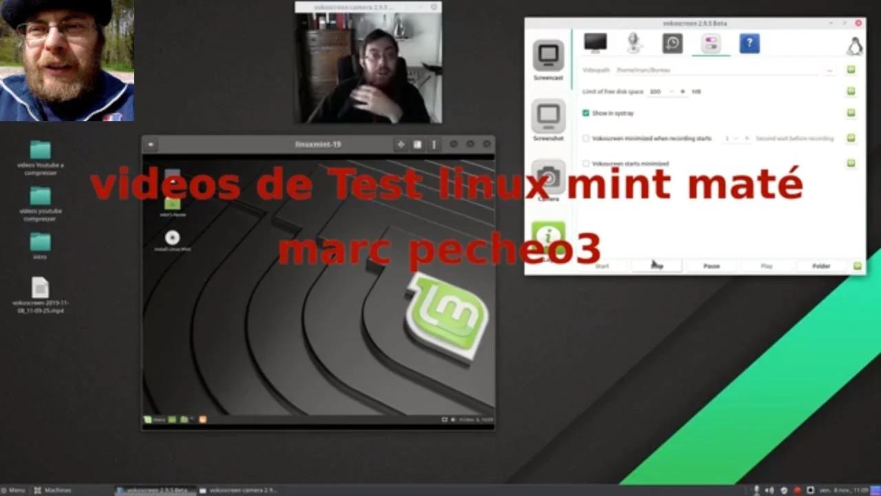 Test de la linux mint maté marc pecheo3
