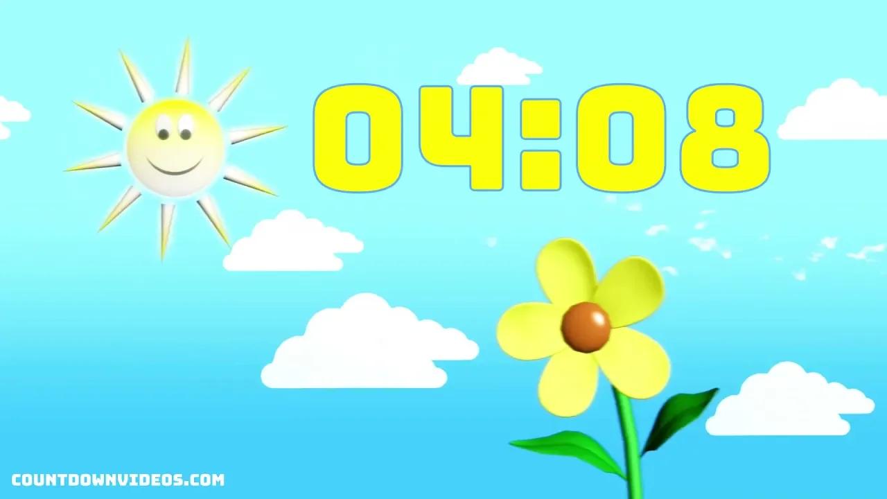 5 Minute🌞Happy Summer Timer 🌼 Flower Music