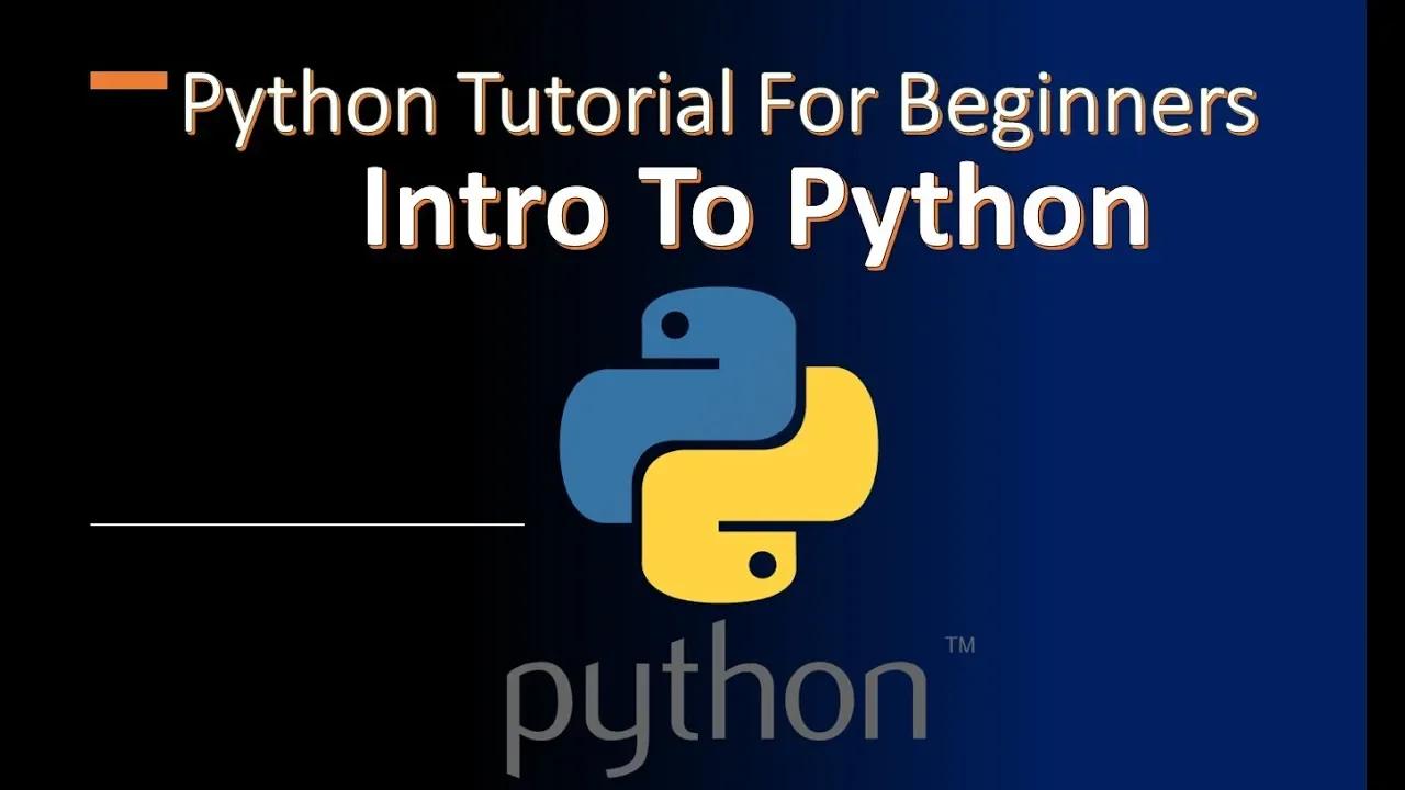 Python Tutorial For Beginners | Introduction To Python