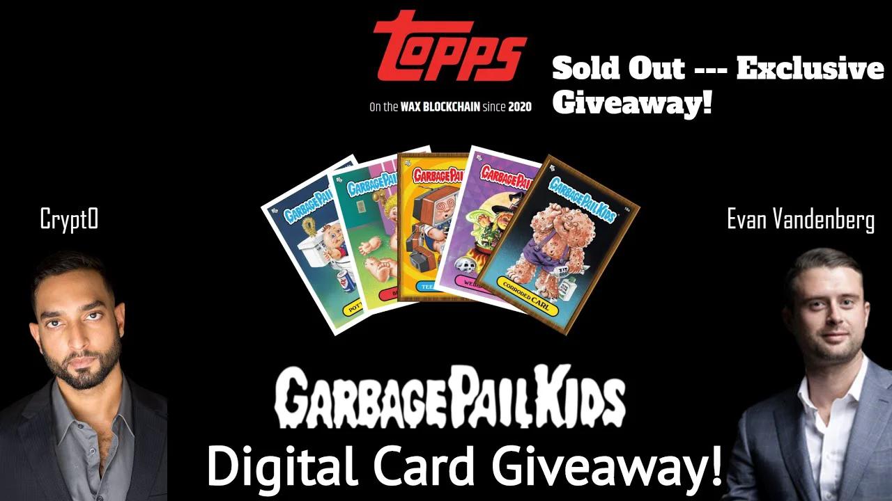 GPK CARD Giveaway - WAX Blockchain Interview w/ Evan Vandenberg