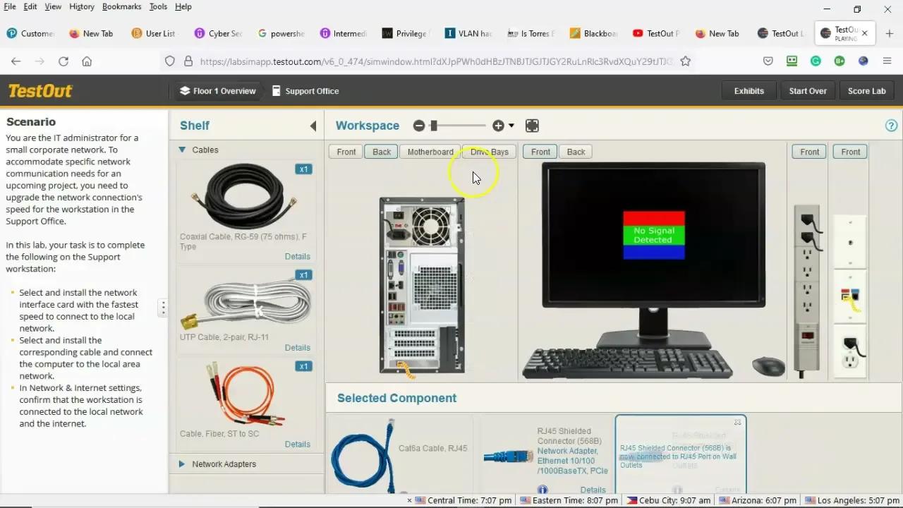 Testout pc pro 6 lab 6 2 6 select and install