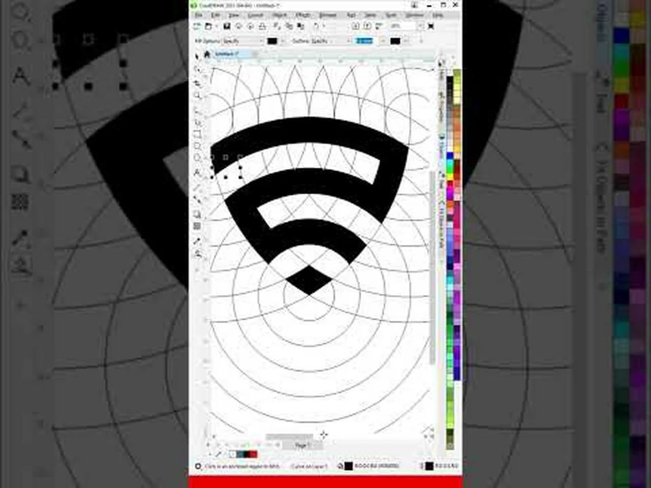 Monogram Logo Design In Coreldraw Shorts