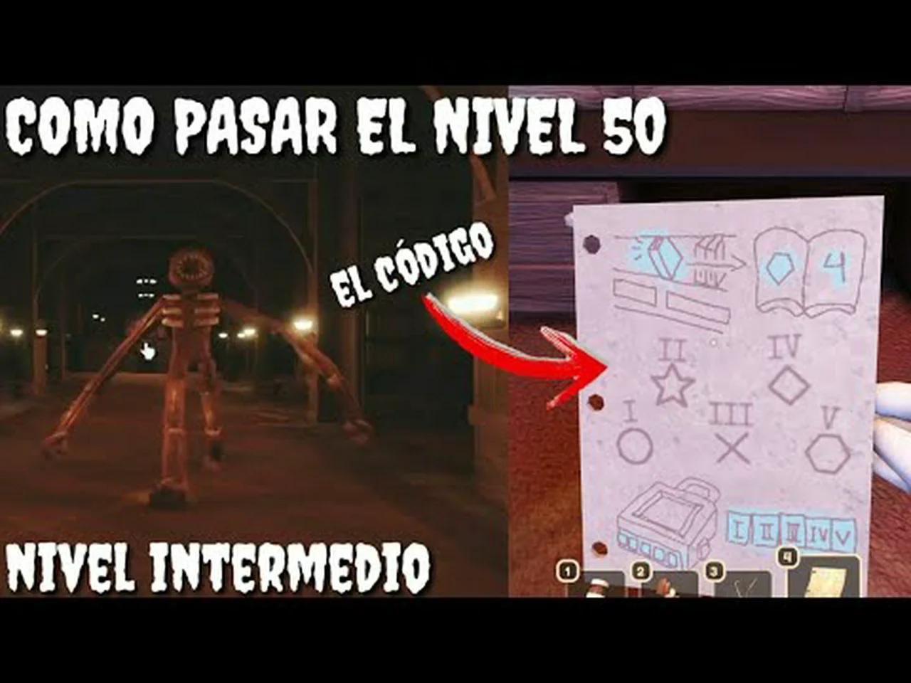 COMO PASAR EL NIVEL 50 Y 100 DE DOORS ROBLOX | COMO CONSEGUIR EL CÓDIGO ...