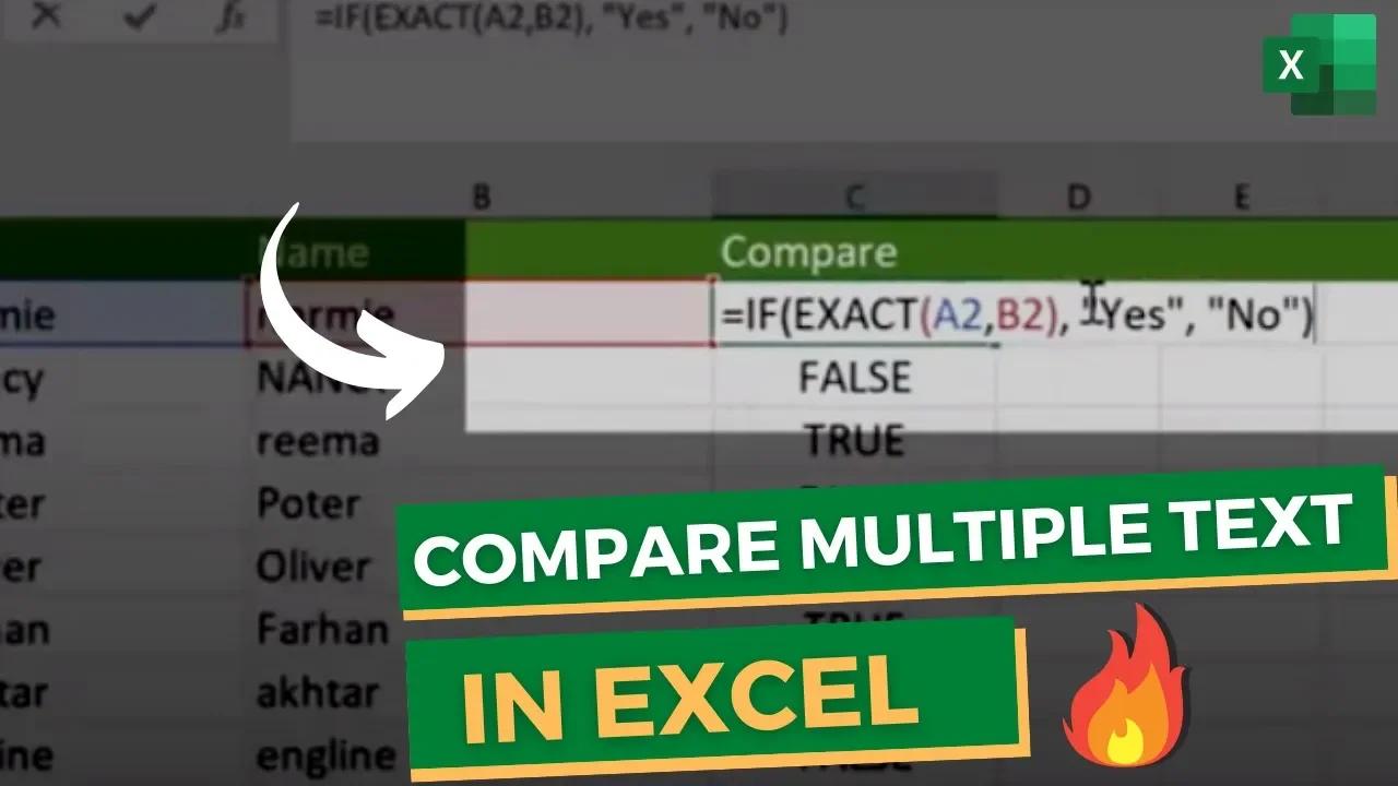 how-to-compare-text-in-excel-text-formulas