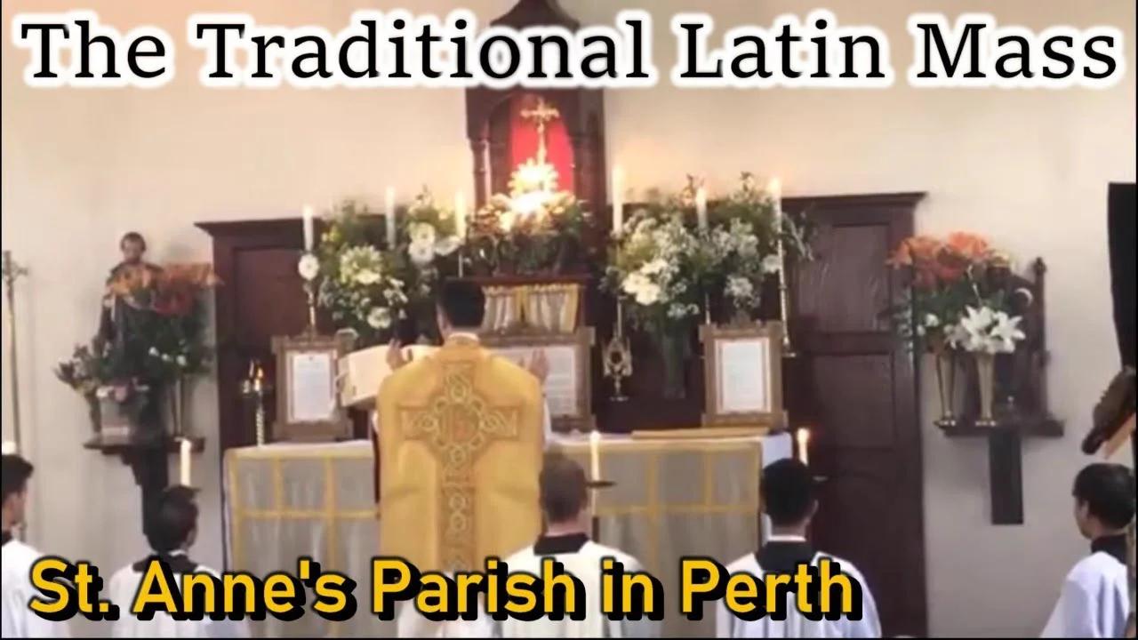 The Traditional Latin Mass - St. Anne's Parish | Sun, Jan. 10, 2021