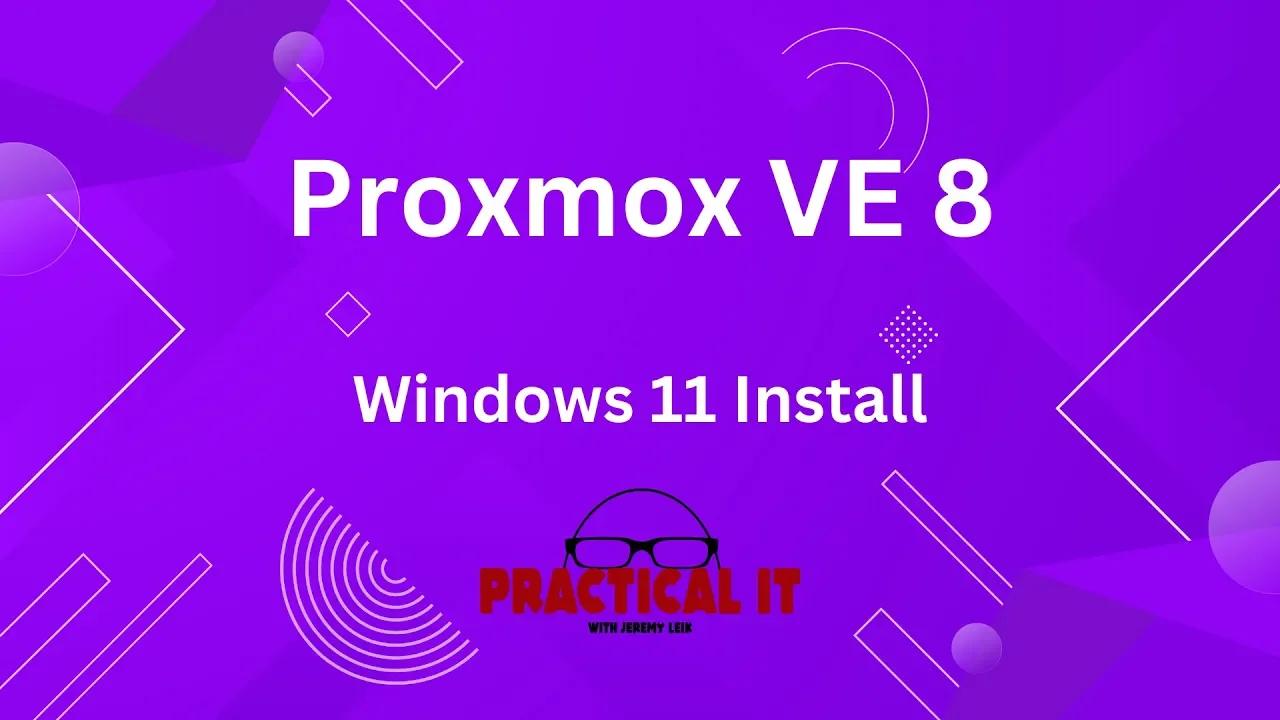 proxmox windows 11 does not meet minimum requirements