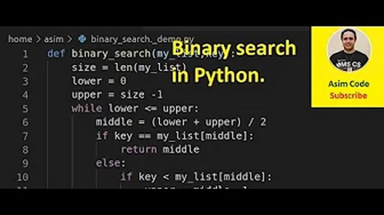 Binary Search In Python