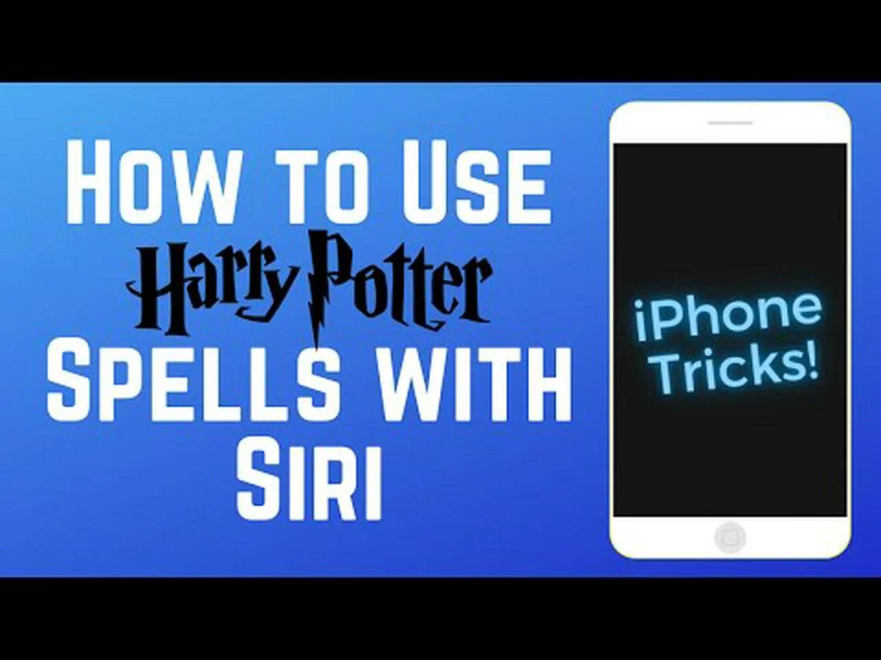 iPhone Tricks How to Use Harry Potter Spells with Siri