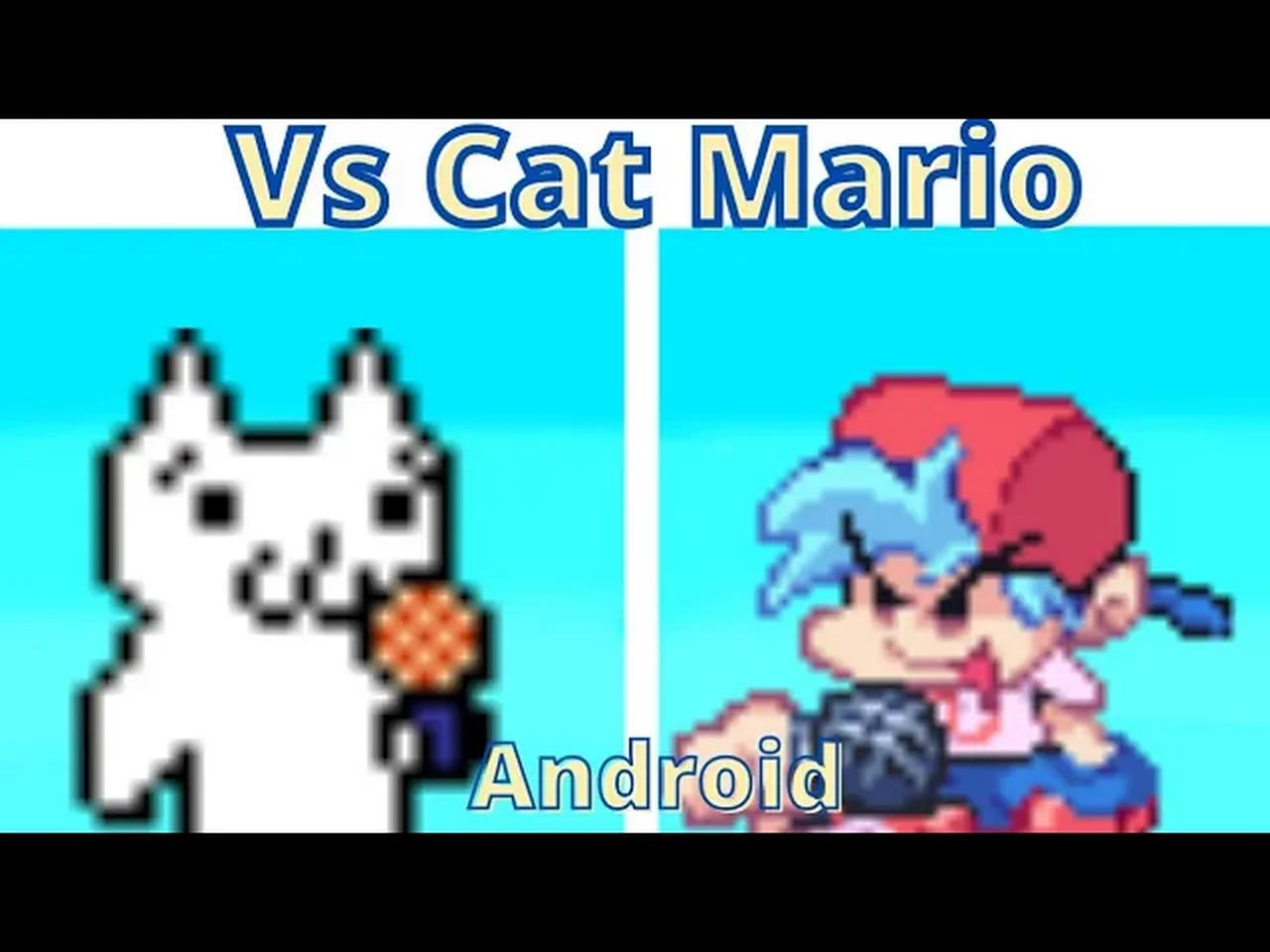 friday night funkin Android Vs Cat Mario (Rage Mix) Full Mod Android ...