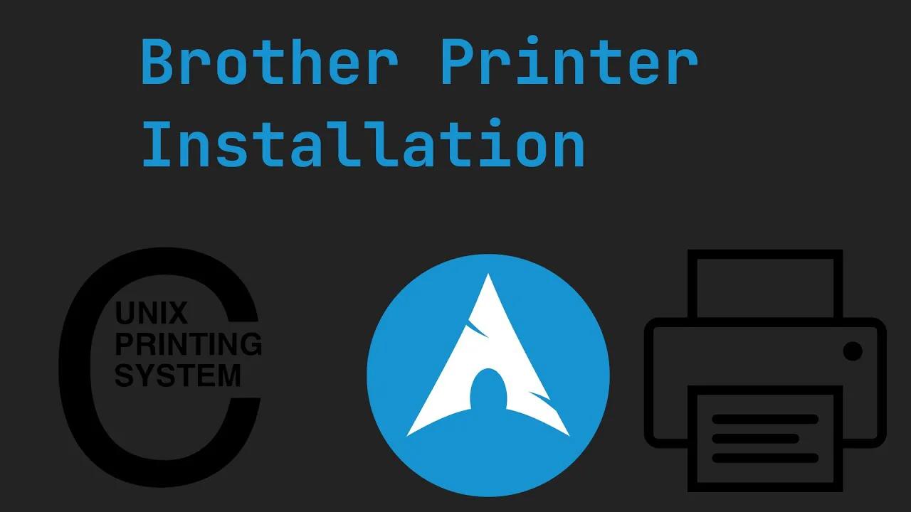How To Set Up Printing for Brother MFCL2710DW on (Arch) Linux