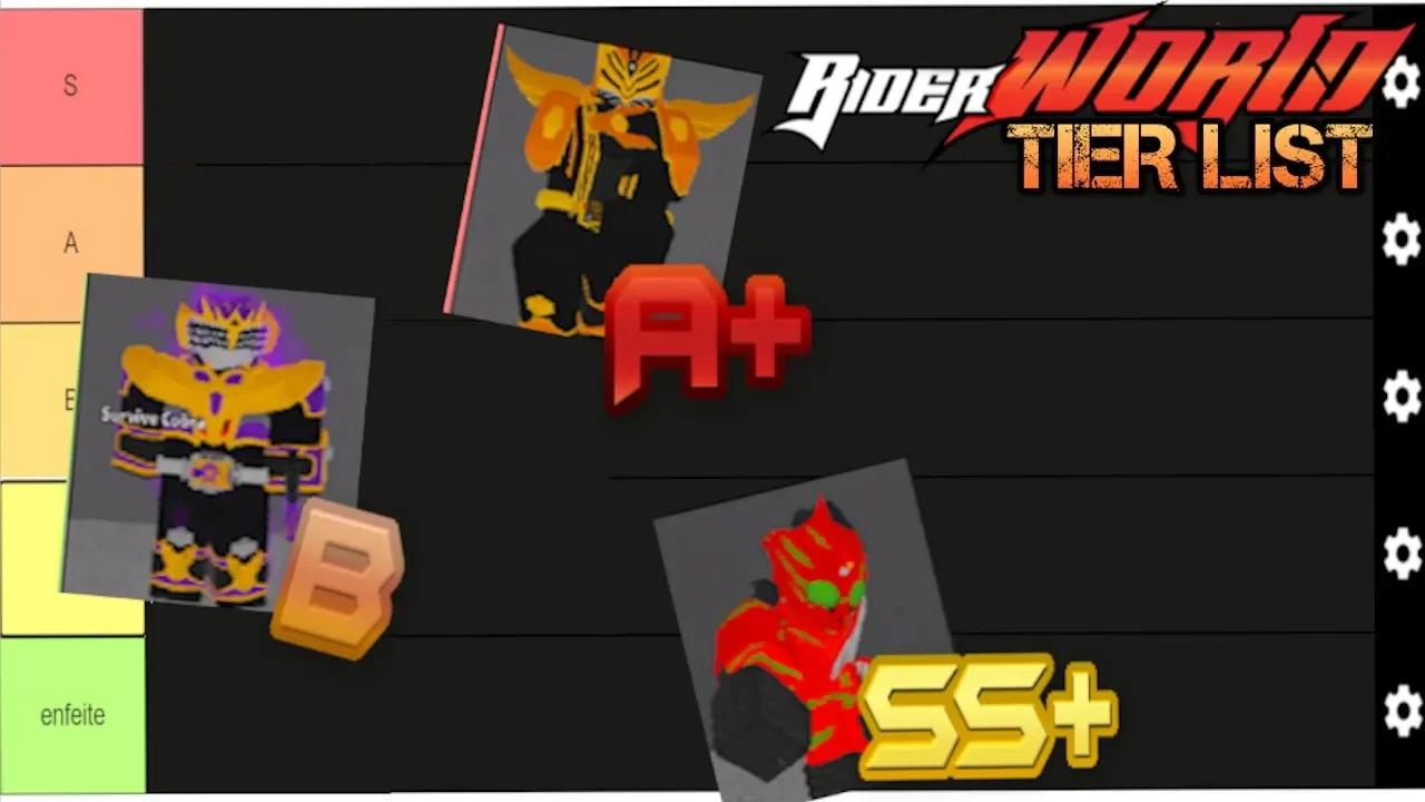 Rider World Tier List do pior ao melhor Rider