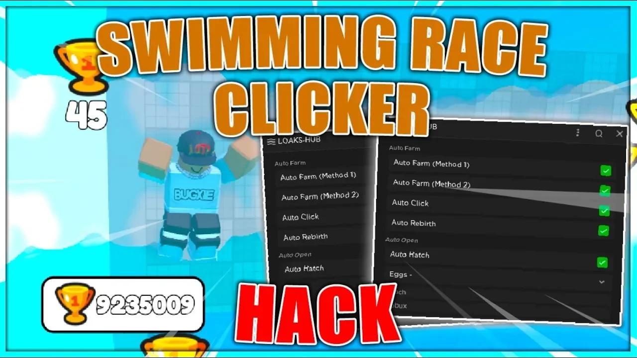 Swimming Race Clicker Script Hack INFINITE Wins, Auto Farm, Auto