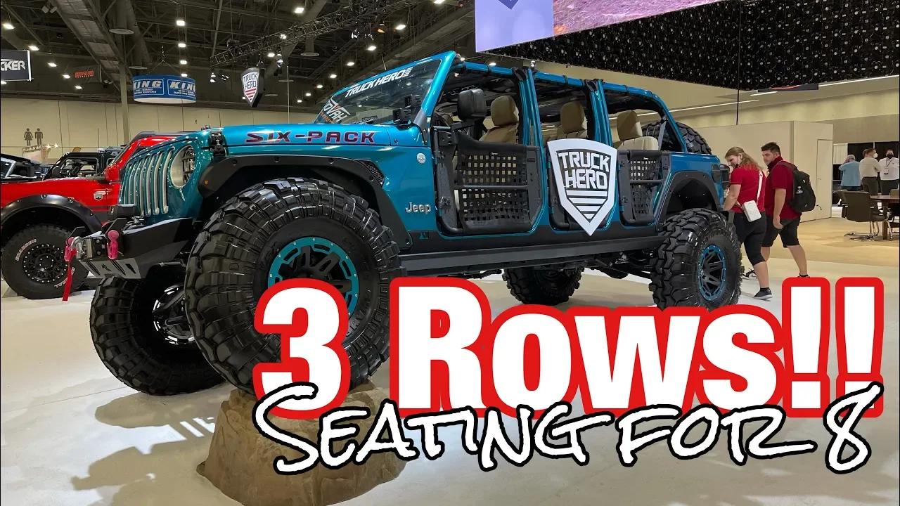 3 row Jeep Wrangler SEMA 2021