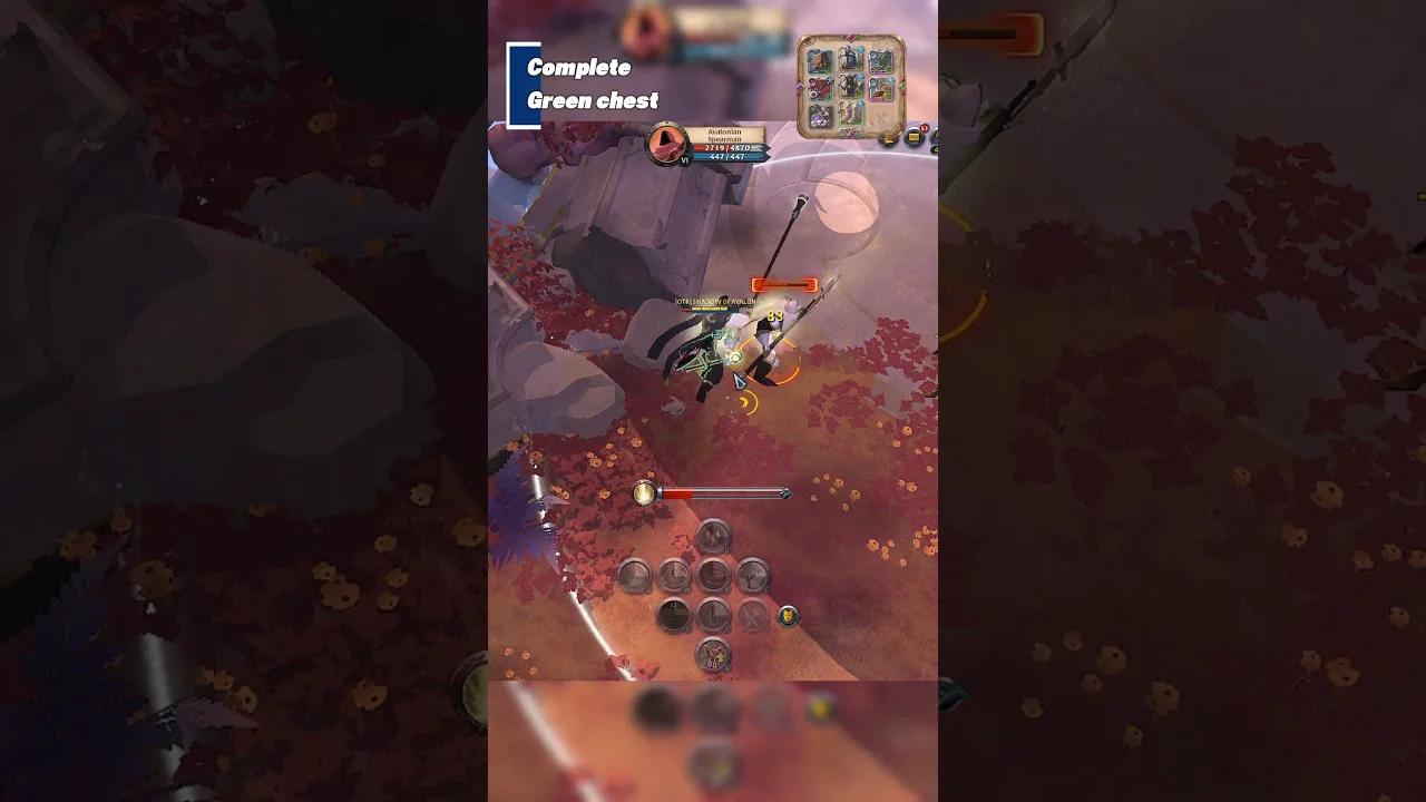Tutorial  gameplay  - Green Chest   #shorts  #albiononline