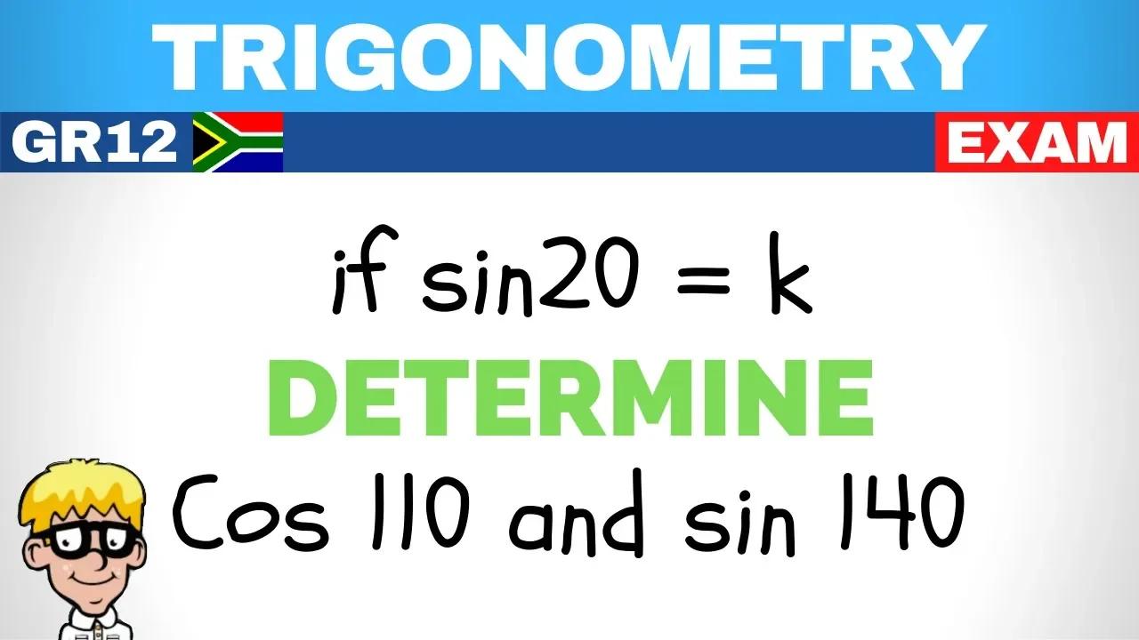 Trigonometry Grade 12 Exam