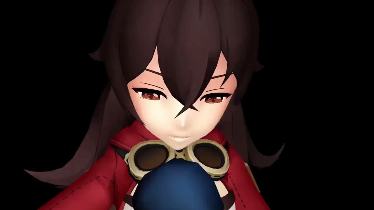 MMD Giantess Amber Vore