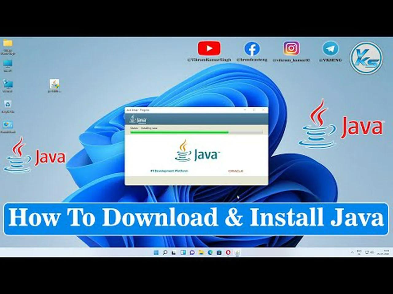 How To Download And Install Java On Windows 11/10/8/7 | Windows 11/10/8 ...