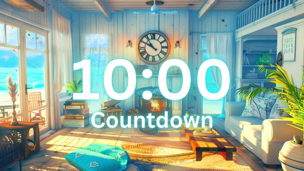 10 minute timer with music ocean