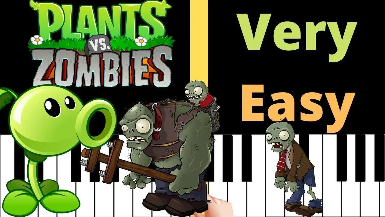 PLANTS vs ZOMBIES - Grasswalk - VERY EASY Piano Tutorial