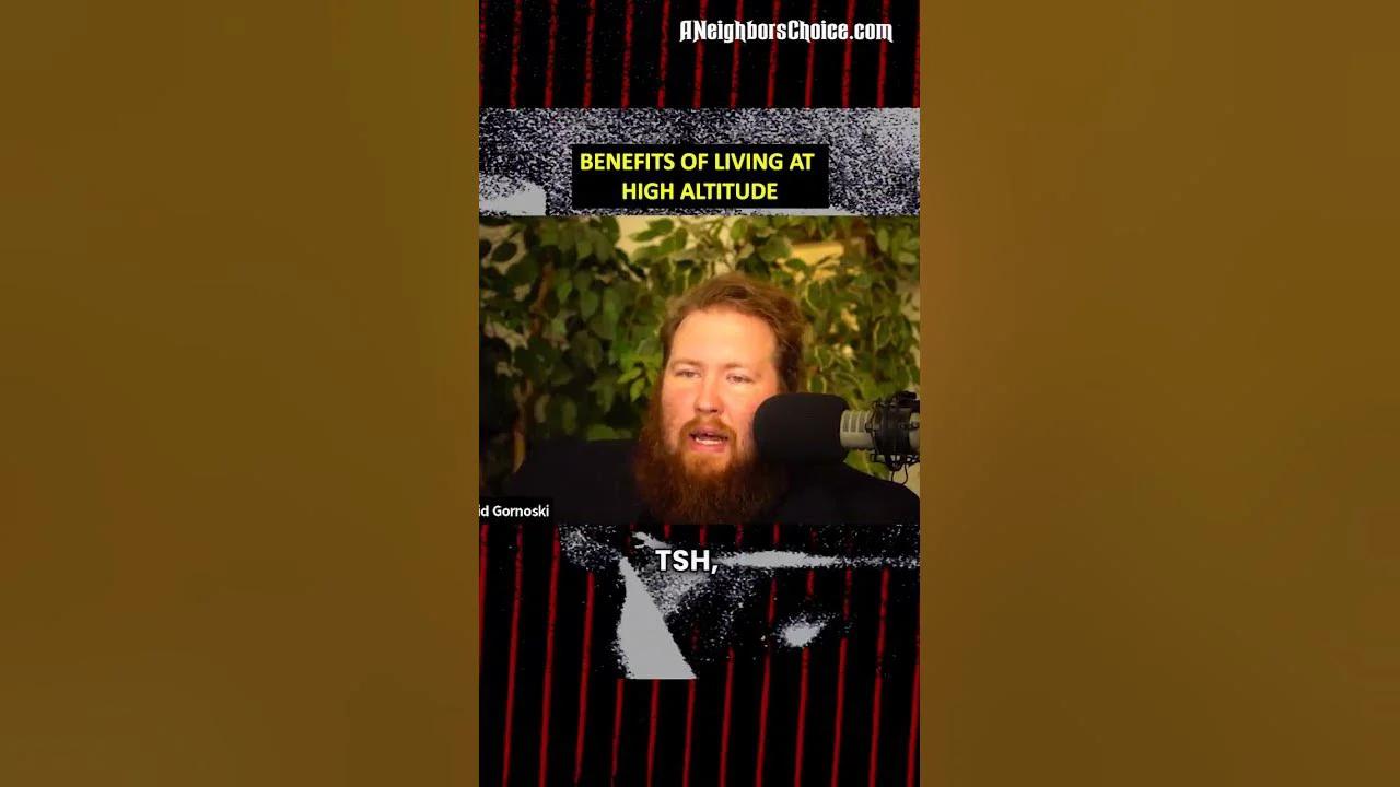 Ray Peat Benefits of High Altitude Living