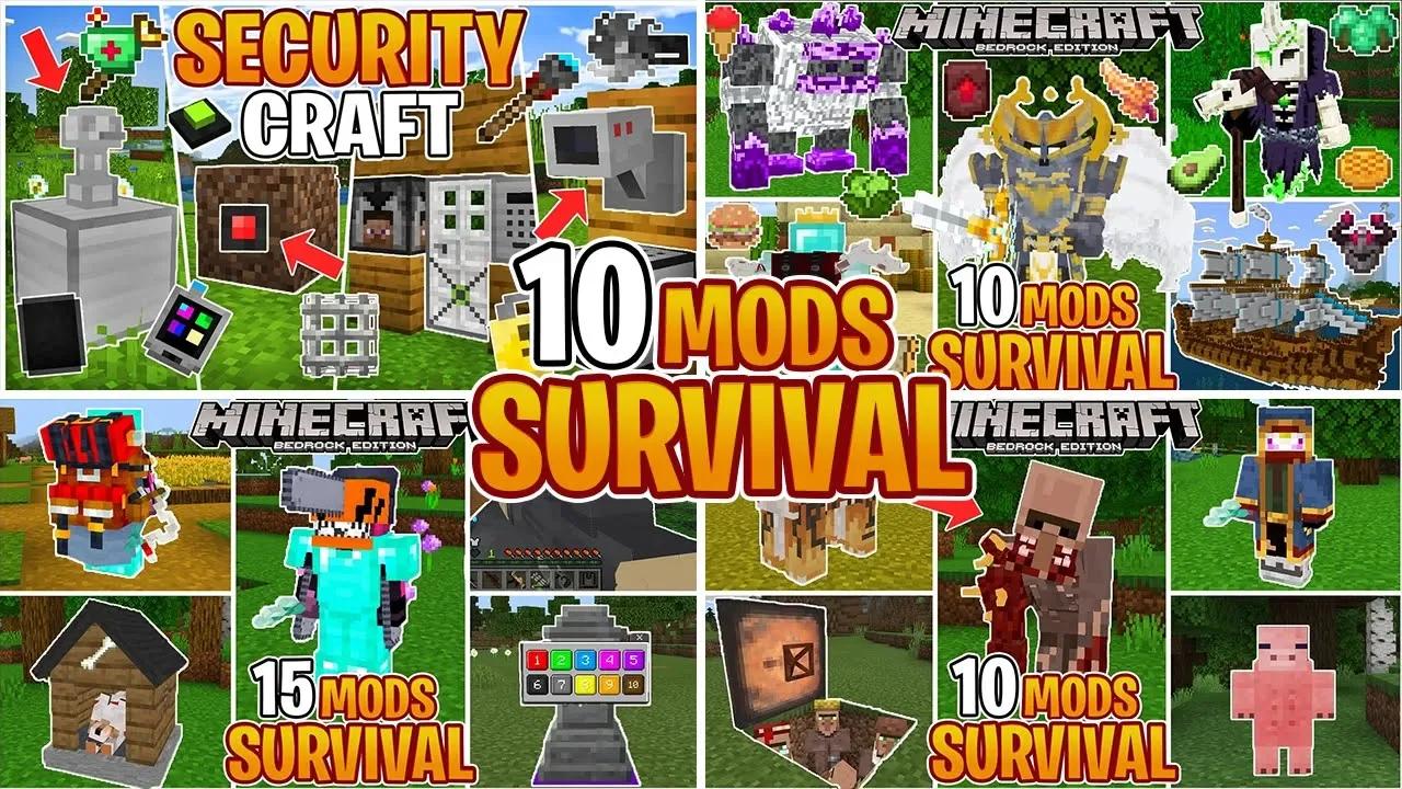 LOS 10 MEJORES MODS/ADDONS Para Minecraft PE/Bedrock 1.20.51 - 2023