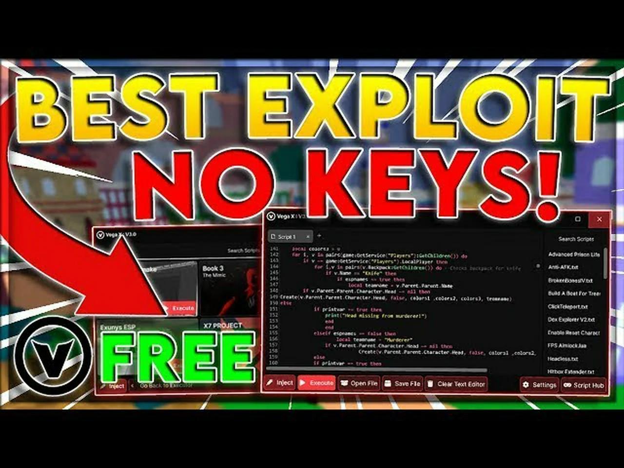 Vega X Script - Best Roblox [KEYLESS] Exploit/Executor