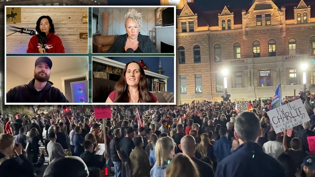 Albertans sing Star-Spangled Banner to honour Charlie Kirk at Calgary vigil