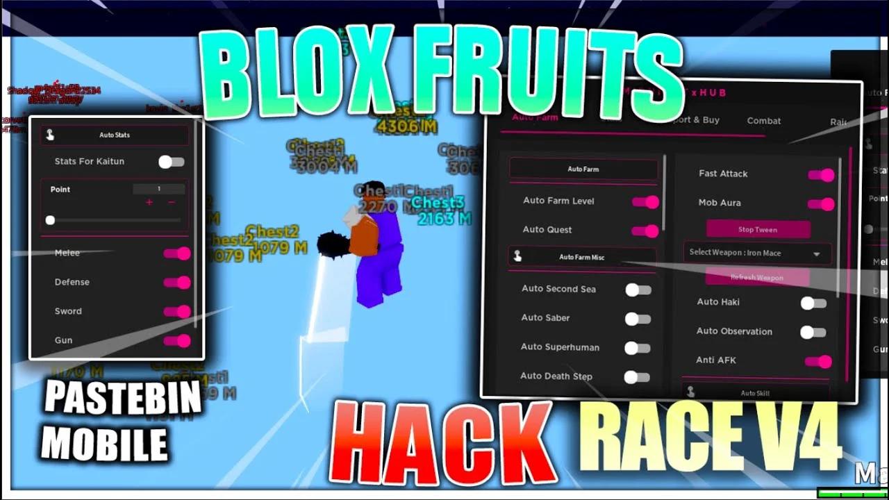 Blox Fruits Script Hack Gui Pastebin 2023 Auto Farm Updated